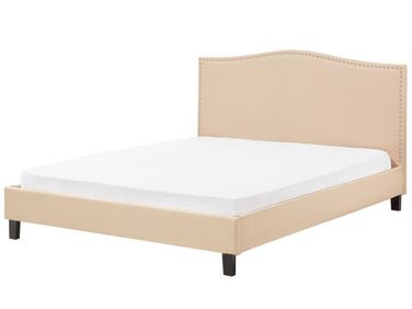 Bed Stof MONTPELLIER 180 x 200 cm Beige