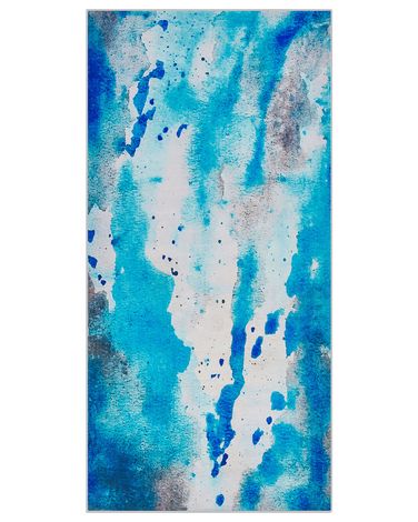 Rug BOZAT Blue 80 x 150 cm