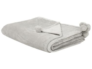 Blanket SAITLER 200 x 220 cm Light Grey