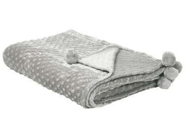 Blanket SAMUR 200 x 220 cm Light Grey