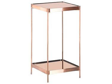 Bijzettafel ALSEA Veiligheidsglas Koper