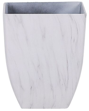 Bloempot MIRO 35 cm Wit marmer