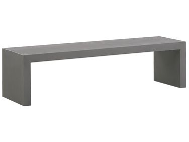 Garden Bench TARANTO 150 cm Concrete Grey