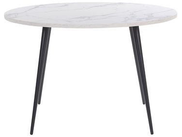 Eettafel ODEON Wit marmer 120 cm 120 cm