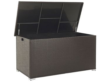Coffre de rangement MODENA 155 cm 75 cm Marron