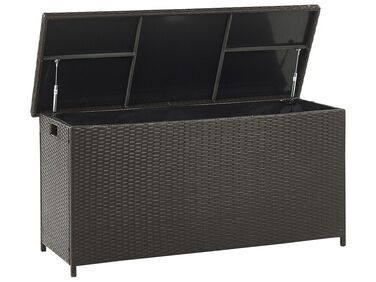 Coffre de rangement MODENA 126 cm 46 cm Marron