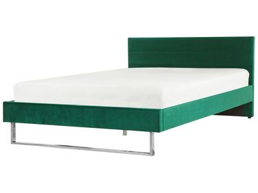 Bed Fluweel BELLOU 180 x 200 cm Groen