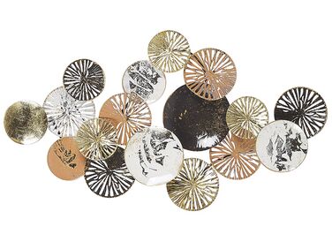 Décoration murale OSMIUM Métal 50 cm Argenté