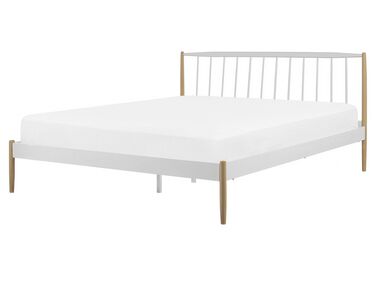 Bed Metaal MAURS 160 x 200 cm Wit