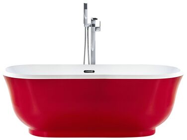 Baignoire îlot TESORO 170 x 77 cm Rouge