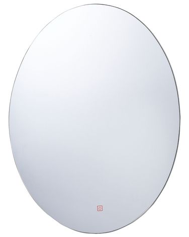 LED badkamerspiegel MAZILLE 60 cm 80 cm Zilver