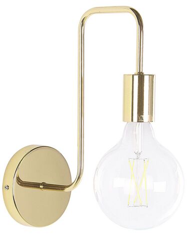 Lampe murale SAVENA Métal Doré