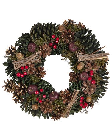 Couronne de Noël NURMES Vert 35 cm