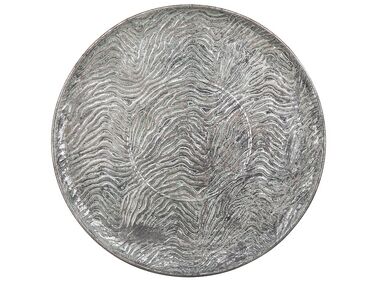 Decorative Tray KITNOS Metal Silver