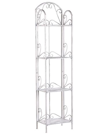 Meuble de rangement VALDIVIA Métal 166 cm 40 cm Blanc