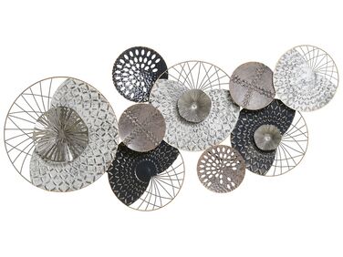 Décoration murale CESIUM Métal 58 cm Argenté