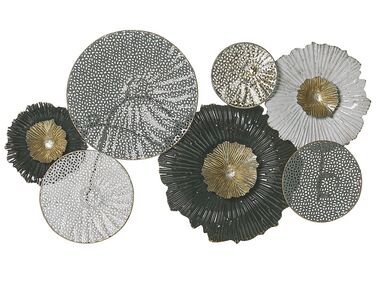 Décoration murale ZIRCONIUM Métal 38 cm Noir