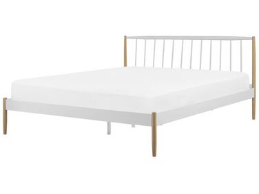 Bed Metaal MAURS 180 x 200 cm Wit