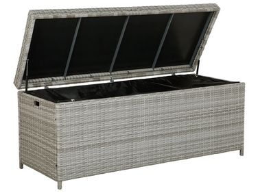 Coffre de rangement MODENA 158 cm 63 cm Gris