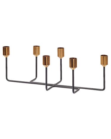 Bougeoir BANGKA Métal 12 cm Noir