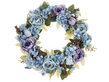 Decoratieve krans GALDAR 50 cm Blauw