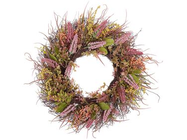 Decoratieve krans GUANCHA 50 cm Roze