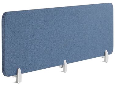 Desk Screen WALLY 180 x 40 cm Blue