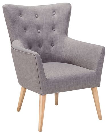 Fauteuil ANGEN Tissu Gris clair