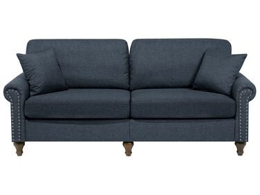 Sofa 3 Seater OTRA Fabric Dark Grey