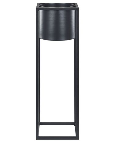 Verhoogde bloempot IDRA Metaal 15 cm Zwart
