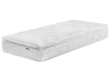 Memory Foam Pocket Spring Mattress LUXUS H2/3 Medium 90 x 200 cm (EU Single)