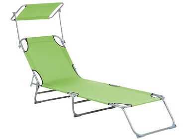 Transat FOLIGNO II Métal Vert citron