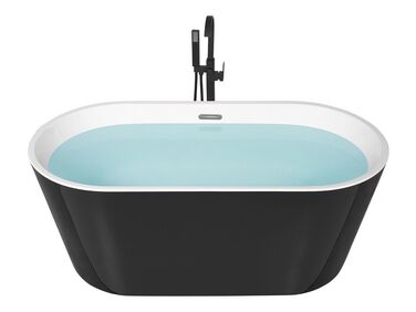 Baignoire îlot HAVANA 150 x 75 cm Noir/blanc