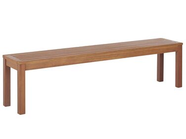 Banc de jardin MONSANO 170 cm Bois d'eucalyptus Marron