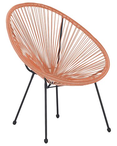 Chaise de jardin ACAPULCO II Polyrotin Orange