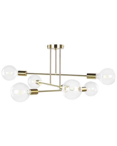 Ceiling Lamp KIDANE Metal Brass