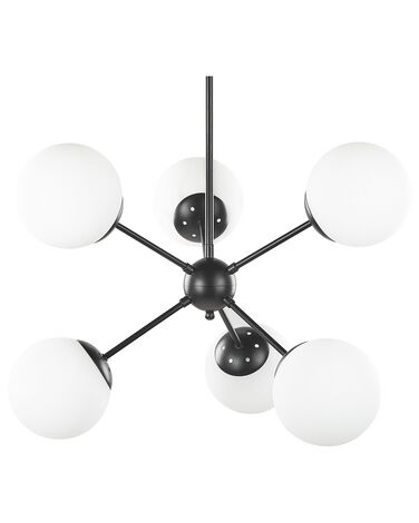 Plafondlamp ADAWRO Metaal Zwart/wit