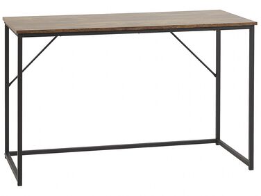 Table de bureau PEMBRO Marron foncé 120 cm 55 cm
