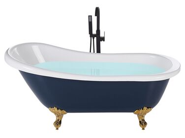 Baignoire îlot CAYMAN 153 x 77 cm Bleu