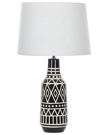 Table Lamp SHEBELLE Ceramic Black