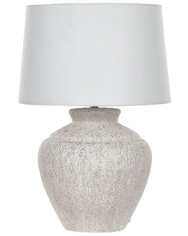 Table Lamp CAINE Ceramic Light Beige