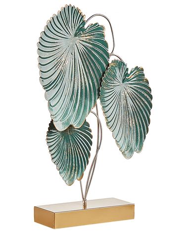 Figuur Blad SODIUM Metaal Groenblauw