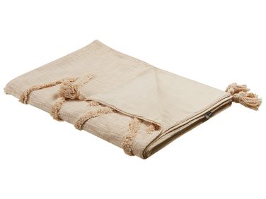 Couverture MORBI Coton 130 x 180 cm Beige
