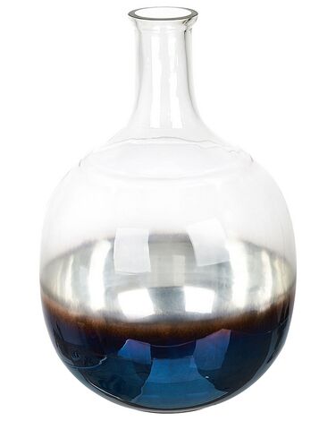 Bloemenvaas RAZALA Glas 34 cm Meerkleurig