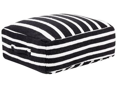Pouffe SETTAT Cotton Black