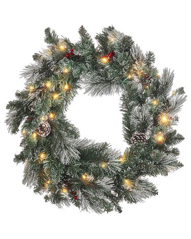 Couronne de Noël LED WAPTA Vert 40 cm