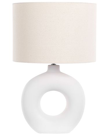 Table Lamp VENTA Ceramic White