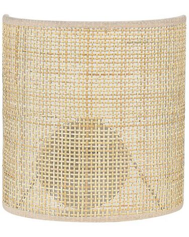 Lampe murale CARIO Rotin Naturel