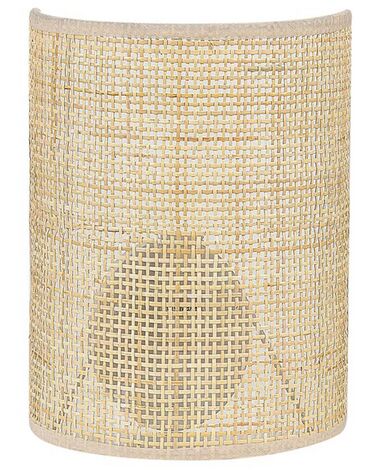 Lampe murale DEMITRIE Rotin Naturel