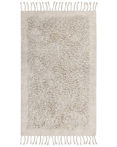 Rug BITLIS Light Beige 80 x 150 cm Cotton